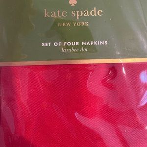 Kate Spade Cranberry Larabee Dot Cloth NWT